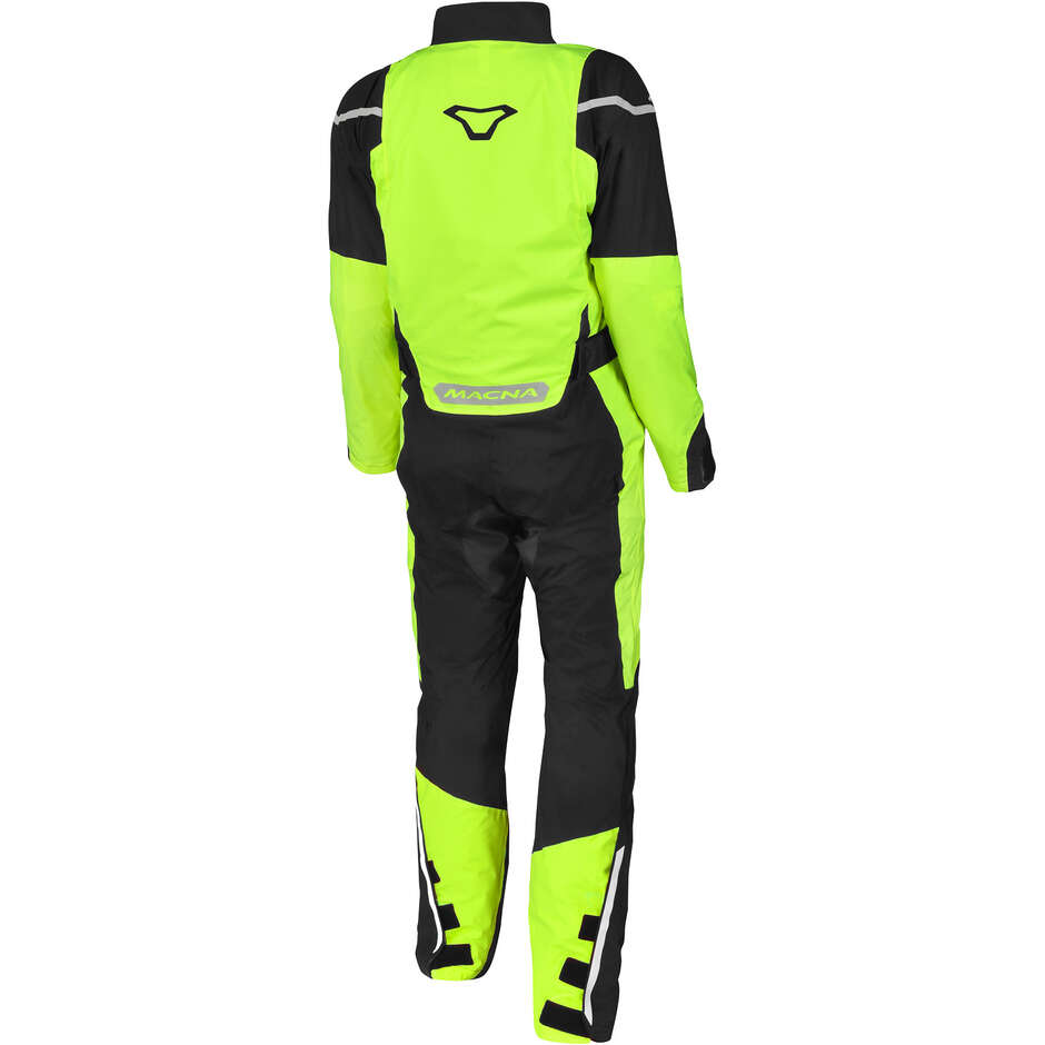 Tuta antipioggia Macna Hydra 3.0 Fluo Giallo Nero