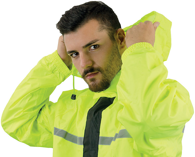 Casco Jet Givi Heavyoff 3M Tuta Antipioggia Riflettente Uomo Alta