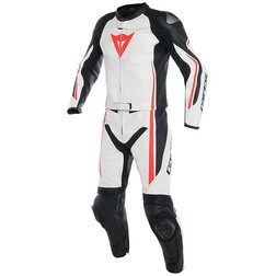 Tuta in Pelle 2 Pezzi Colore: Nero//Bianco Bogotto Assen