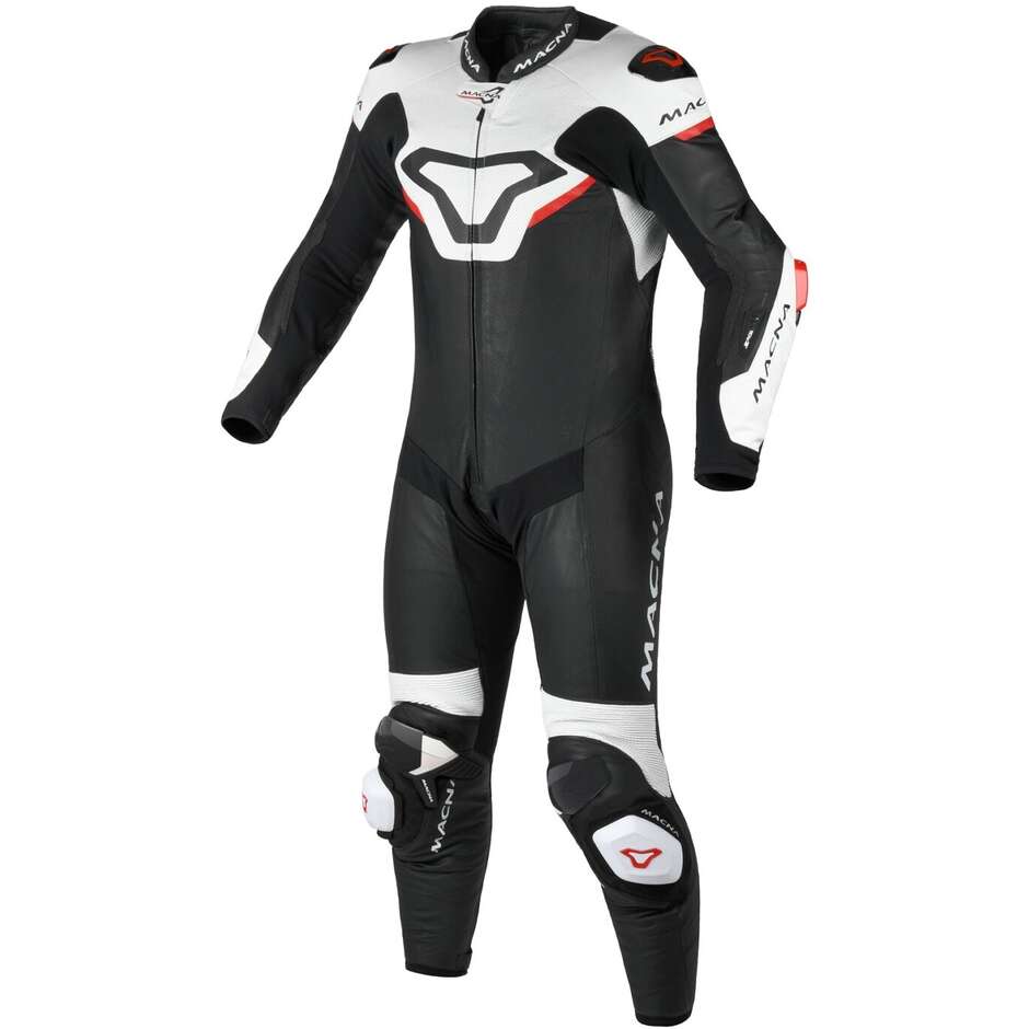 Tuta Moto 1pz MIZURO Bianco Rosso taglia 50