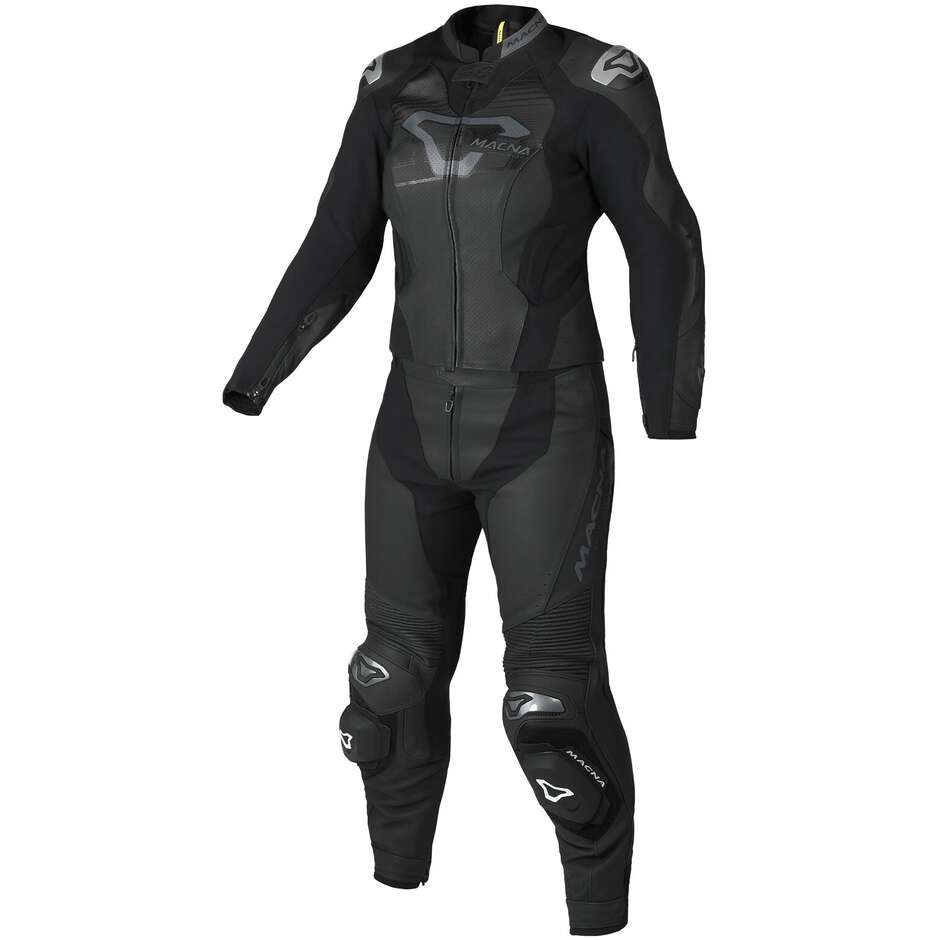 Tuta Moto Divisibile Donna Macna Blitz 2pc Nero