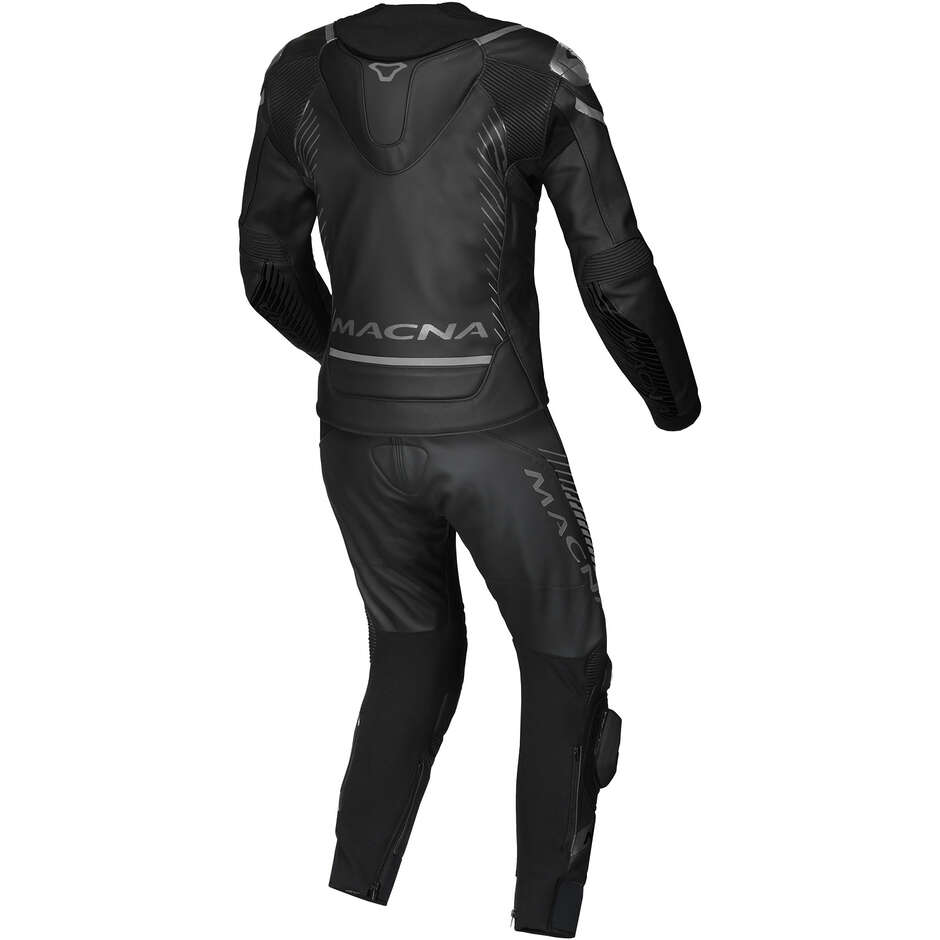 Tuta Moto Divisibile Donna Macna Tronniq Nero