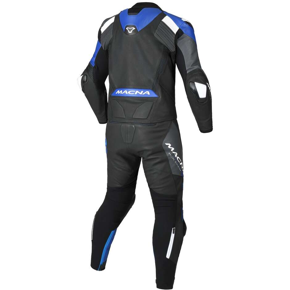 Tuta Moto Divisibile Macna Blitz 2pc Nero / Blu