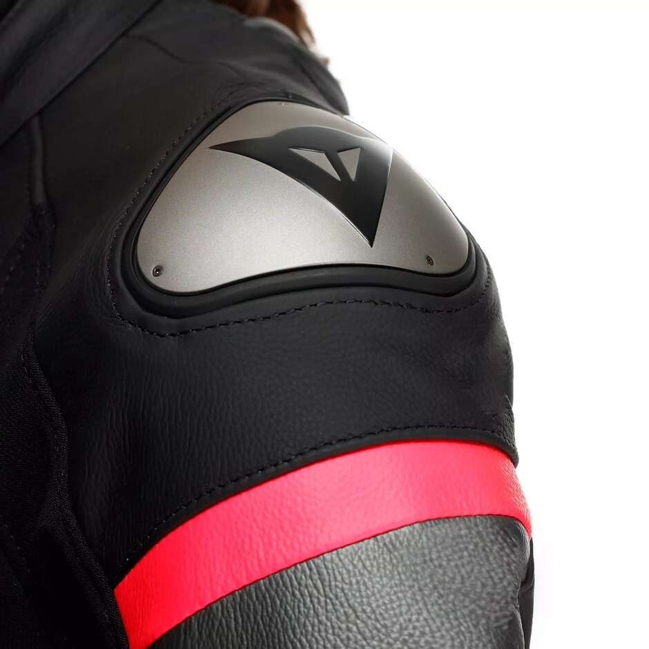 Tuta Moto Donna Divisibile Dainese FULMINEA 2PCS # Nero Antracite Bianco