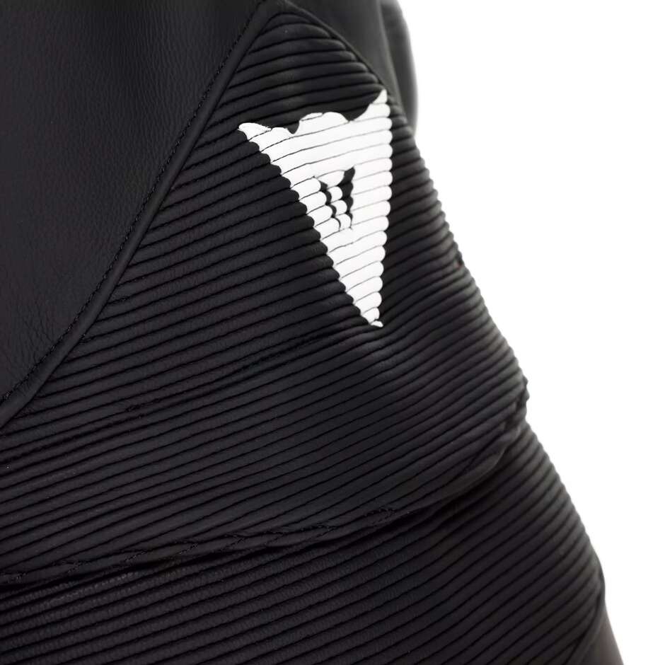 Tuta Moto Donna Divisibile Dainese FULMINEA 2PCS # Nero Antracite Bianco