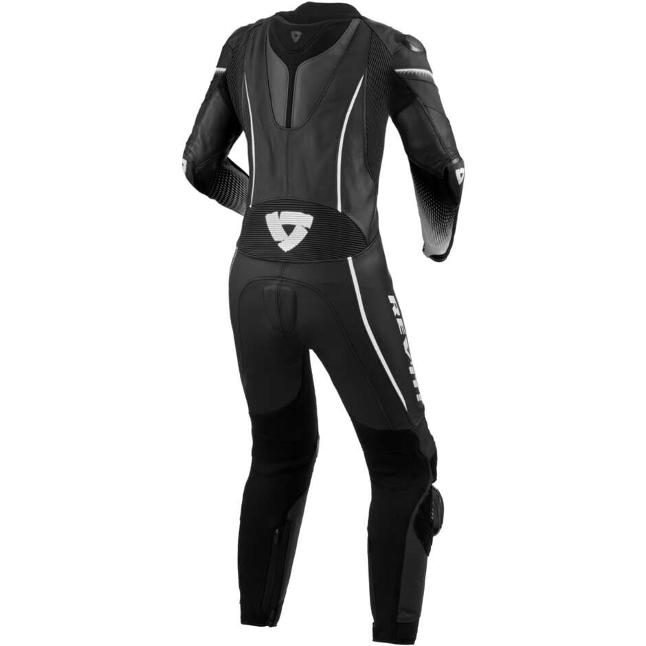 Tuta Moto Donna Intera Rev'it XENA 4 LADIES Nero Bianco