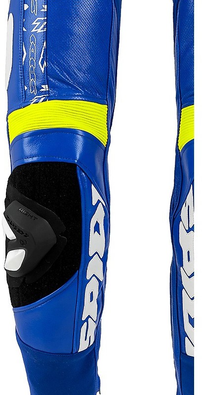 Tuta Moto In Pelle Racing Intera Professionale Spidi TRACK WIND REPLICA EVO  Blu Vendita Online 