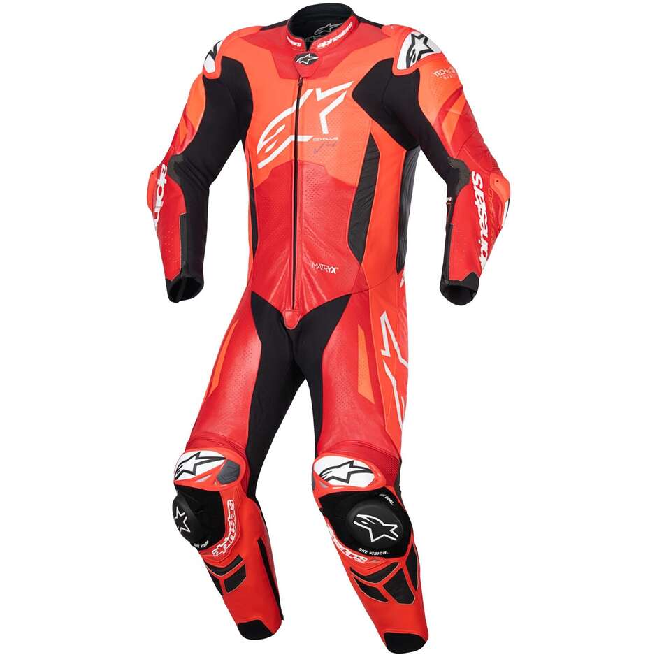 Tuta Moto Intera GP PLUS V4 SPRINT 1PC Rosso Flu taglia 60
