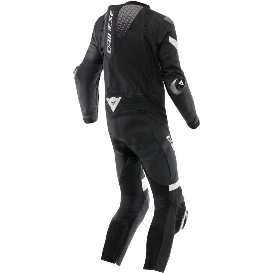 Tuta Moto Intera Dainese LAGUNA SECA 6 PERF 1PC Nero Bianco Antracite