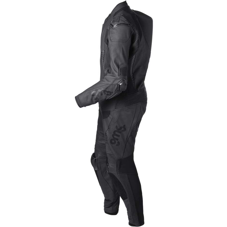 Tuta Moto Intera Gms Tuta in pelle GRC-1 1PCS Nero 
