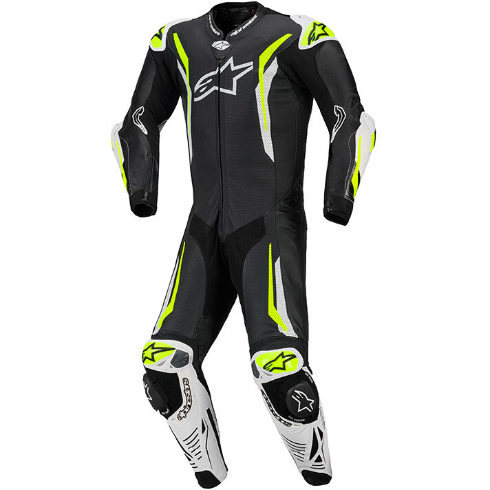 Tuta Moto Professionale GP Tech V5 Nero Bianco G taglia 58