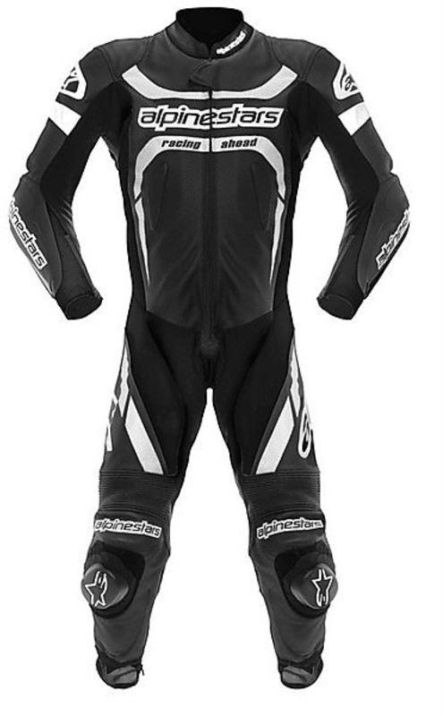 Tuta Moto Professionale Alpinestars MOTEGI LEATHER SUIT Nero Bianco Vendita  Online - Outletmoto.eu