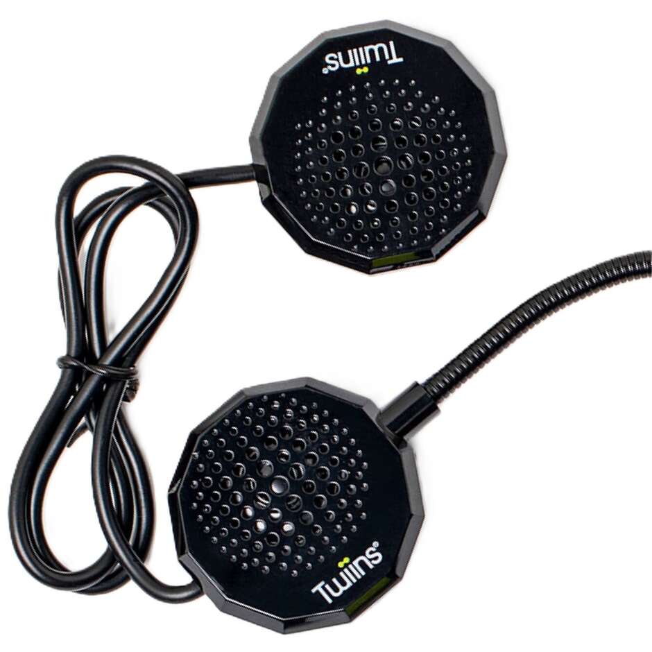Twiins HF2.0 DOUBLE 5.0 Motorcycle Intercom - Single Kit