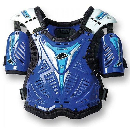 UFO 2060 Shield One Cross Enduro Motorcycle Harness CE Approved Blue