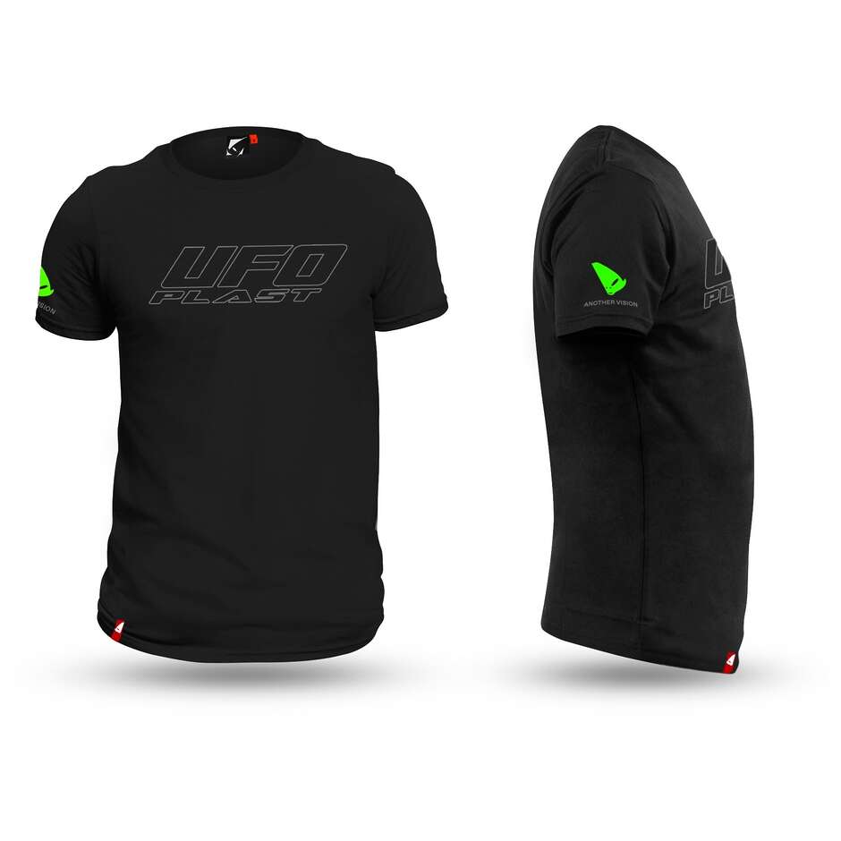 Ufo ALIEN T-shirt Black Green