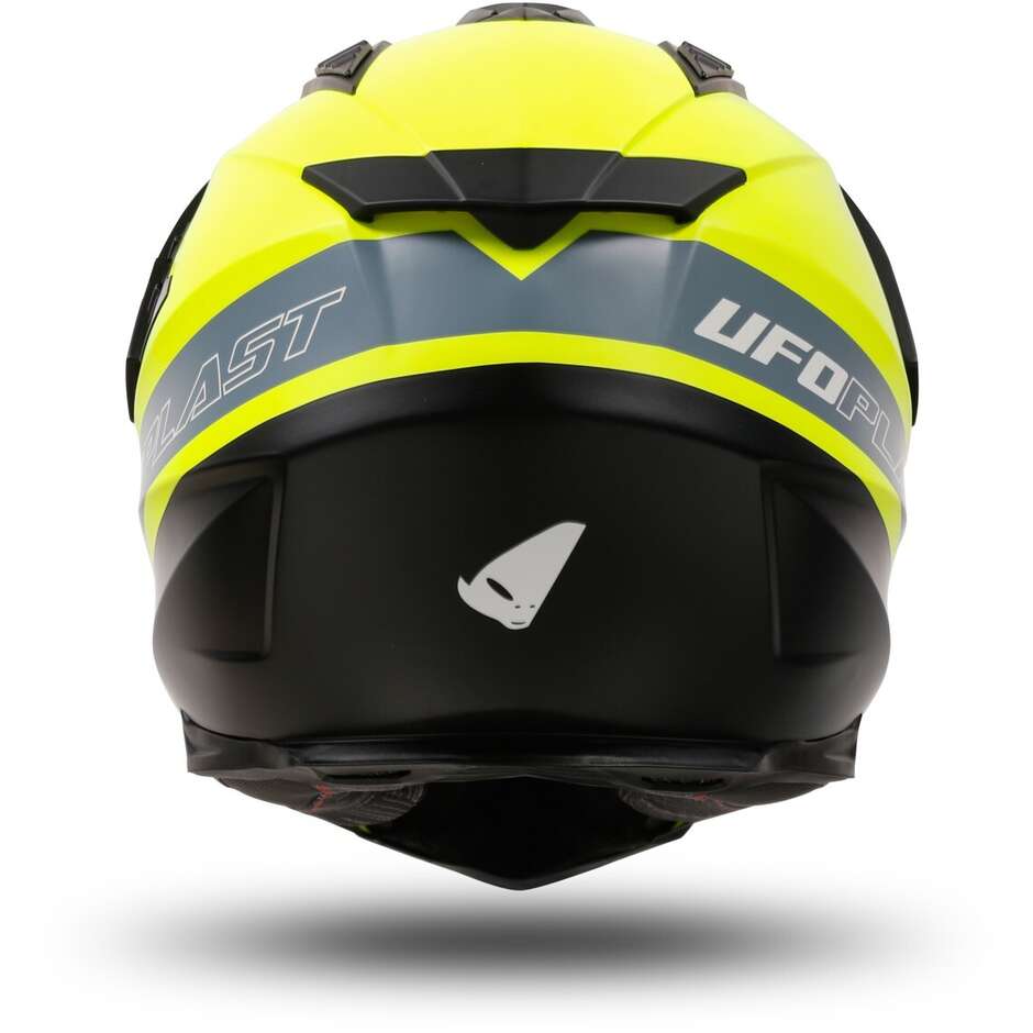 Ufo ARIES Adventure Off-Road Motorcycle Helmet Yellow Black