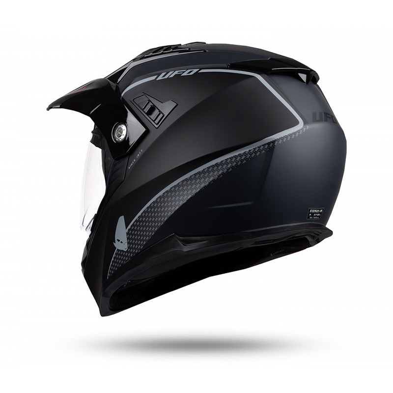 Ufo ARIES Cross Enduro Motorcycle Helmet With Black Visor