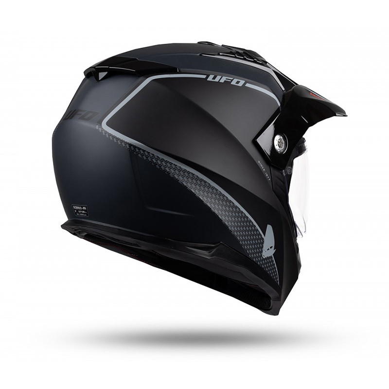 Ufo ARIES Cross Enduro Motorcycle Helmet With Black Visor