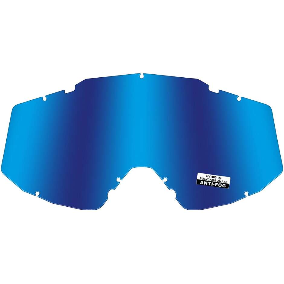 Ufo Clear Blue Mirrored Lens for MYSTIC Mask
