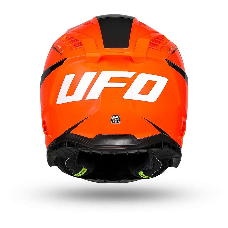 Ufo ECHUS Cross Enduro Motorcycle Helmet Orange Black