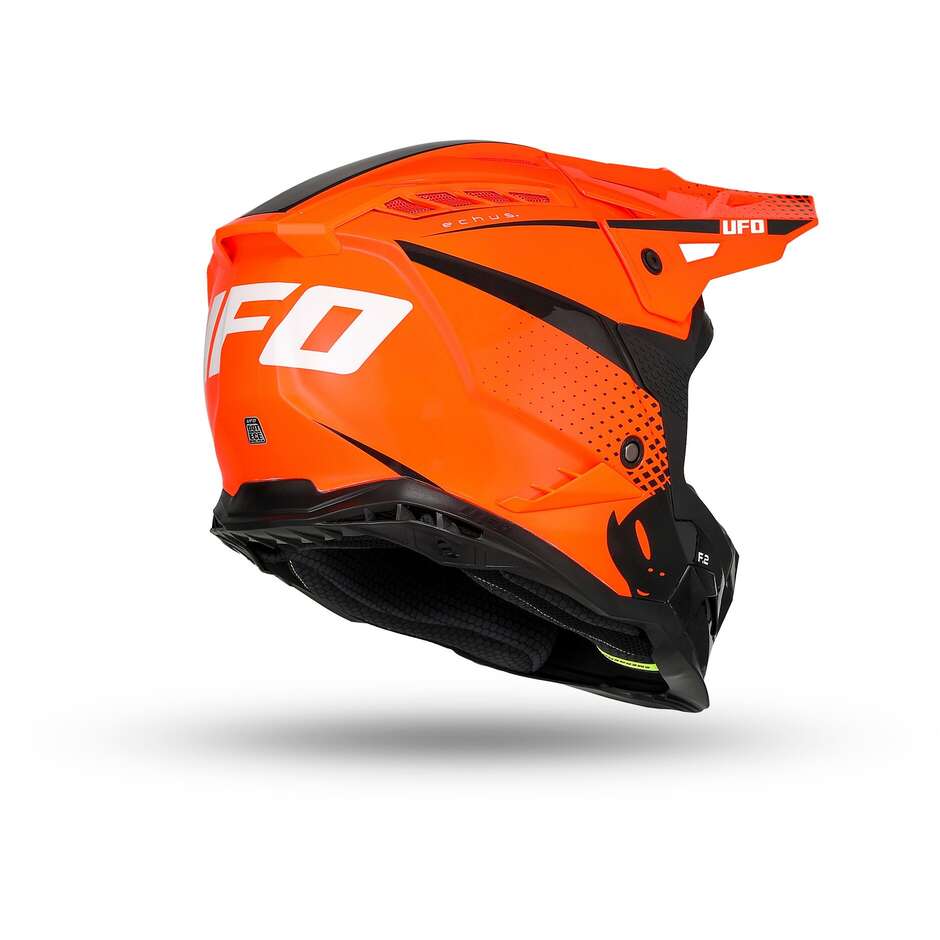 Ufo ECHUS Cross Enduro Motorcycle Helmet Orange Black