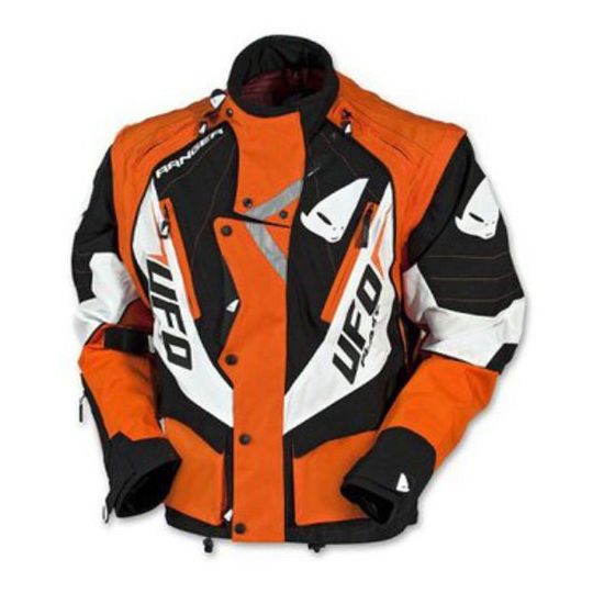 UFO Enduro Moto Cross Jacket With Detachable sleeves Orange Ranger For ...