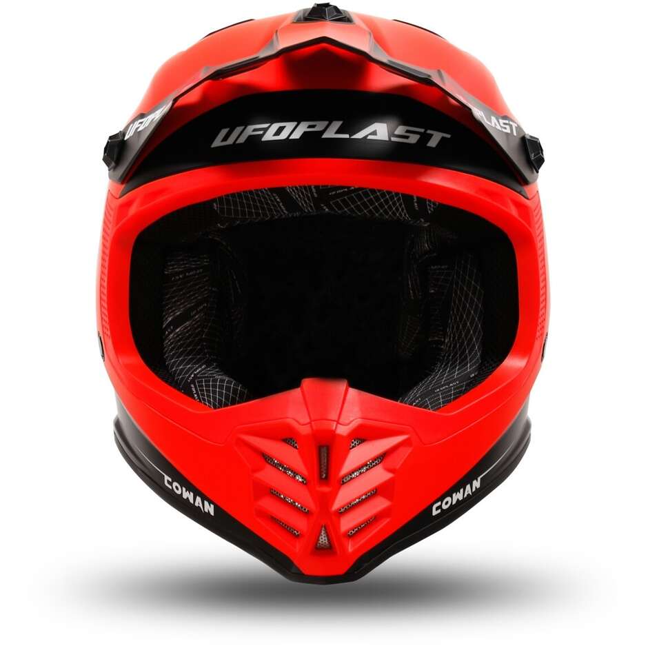 Ufo KOREY Child Moto Cross Helmet Black Red