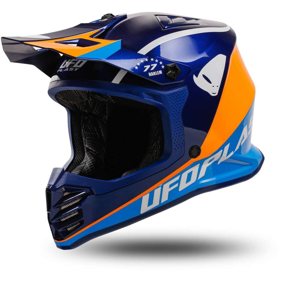 Ufo KOREY Child Moto Cross Helmet Blue Orange