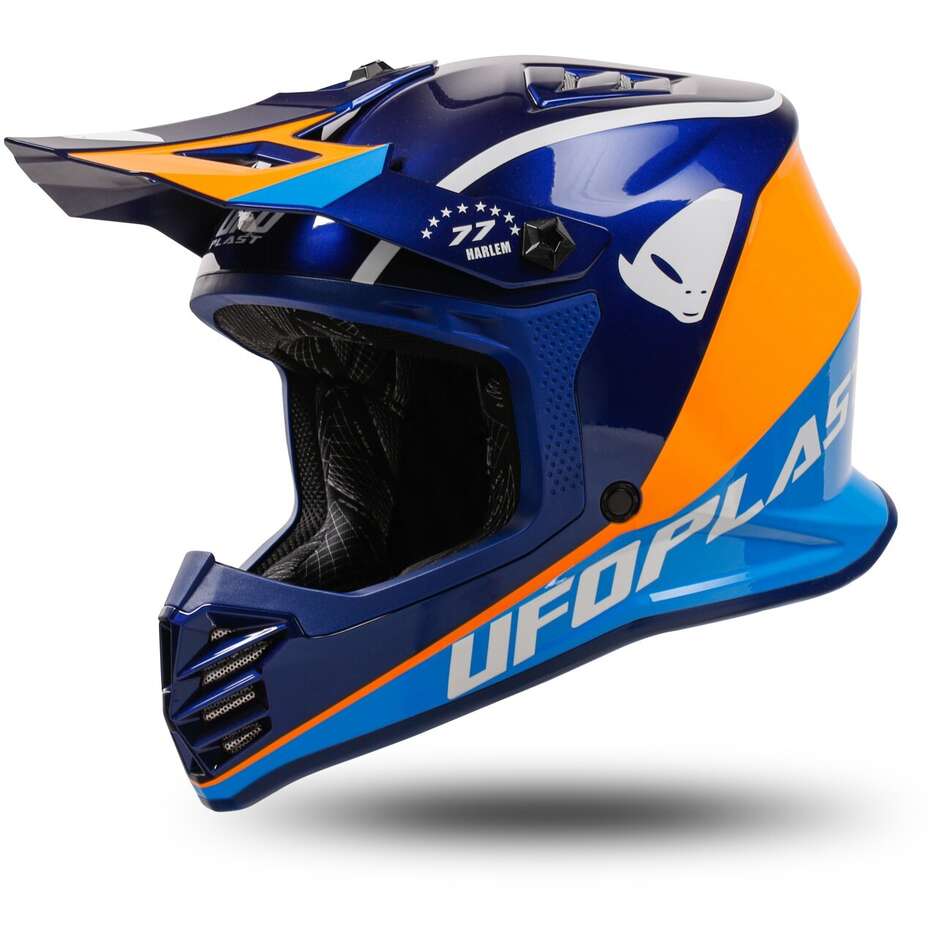 Ufo KOREY Child Moto Cross Helmet Blue Orange