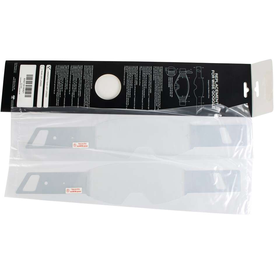 Ufo Laminated Tear-off Lenses for WISE Glasses; WISE PRO (14 Tears)