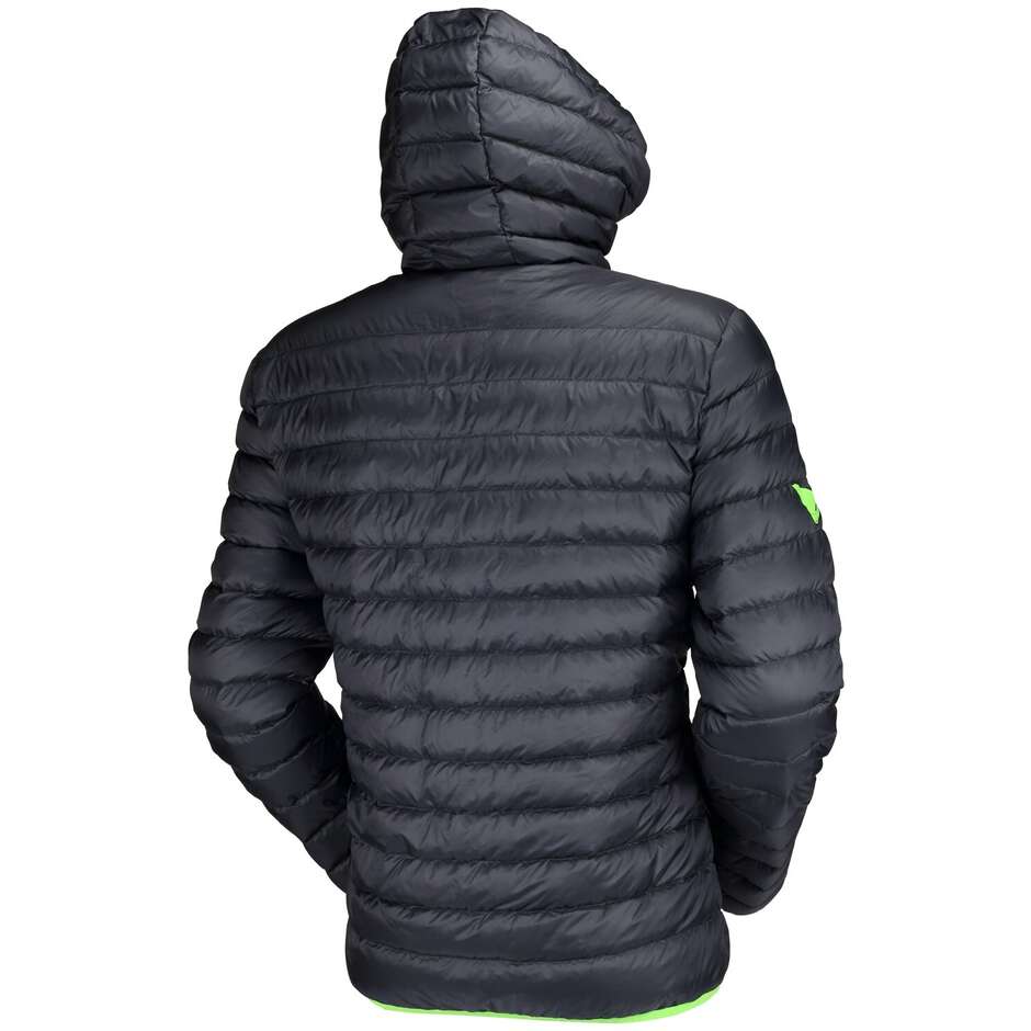 Ufo Motorradjacken WINTERJACKE Schwarze Daunenjacke