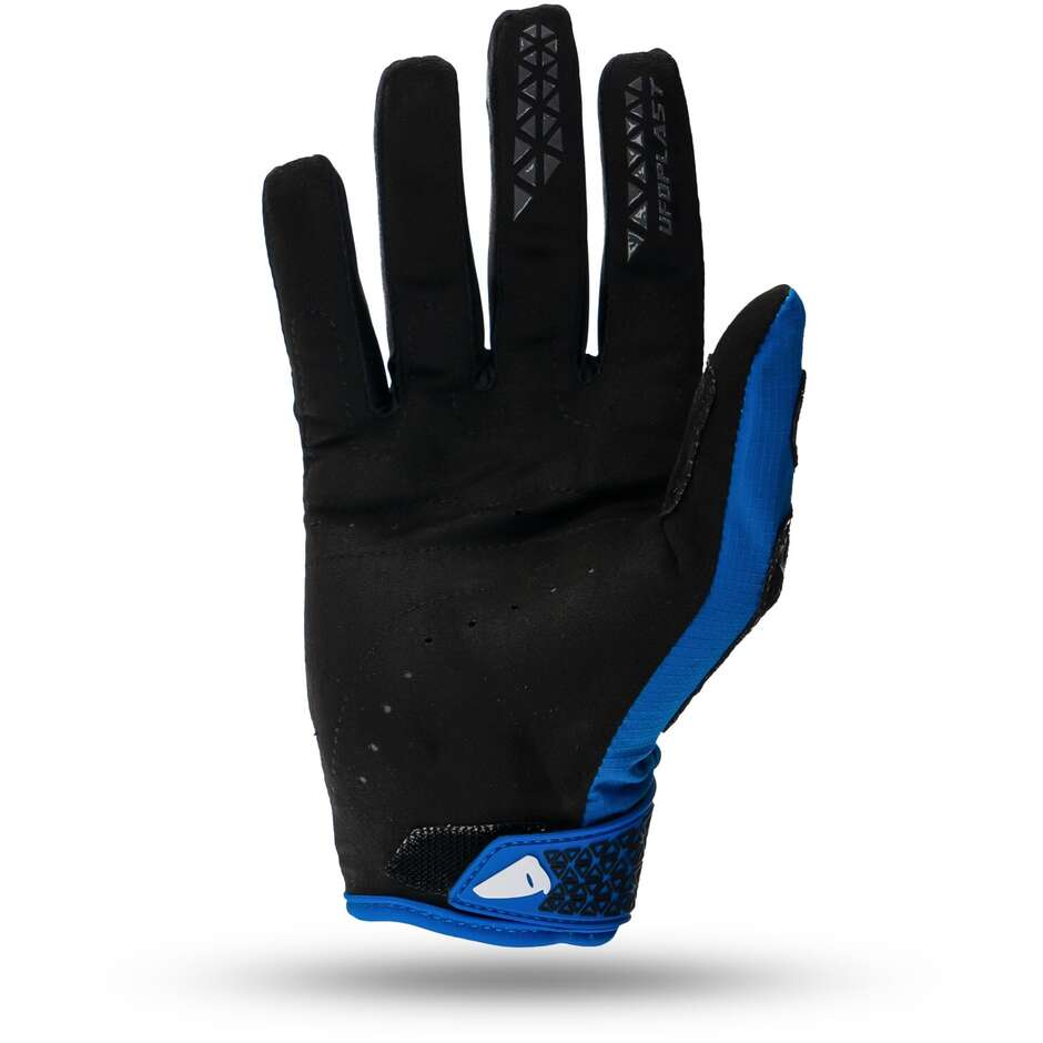 Ufo MURIA Cross Motorcycle Gloves Blue Black