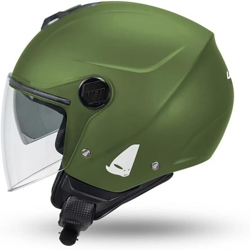 Ufo NIXIE Grüner Jet-Motorradhelm