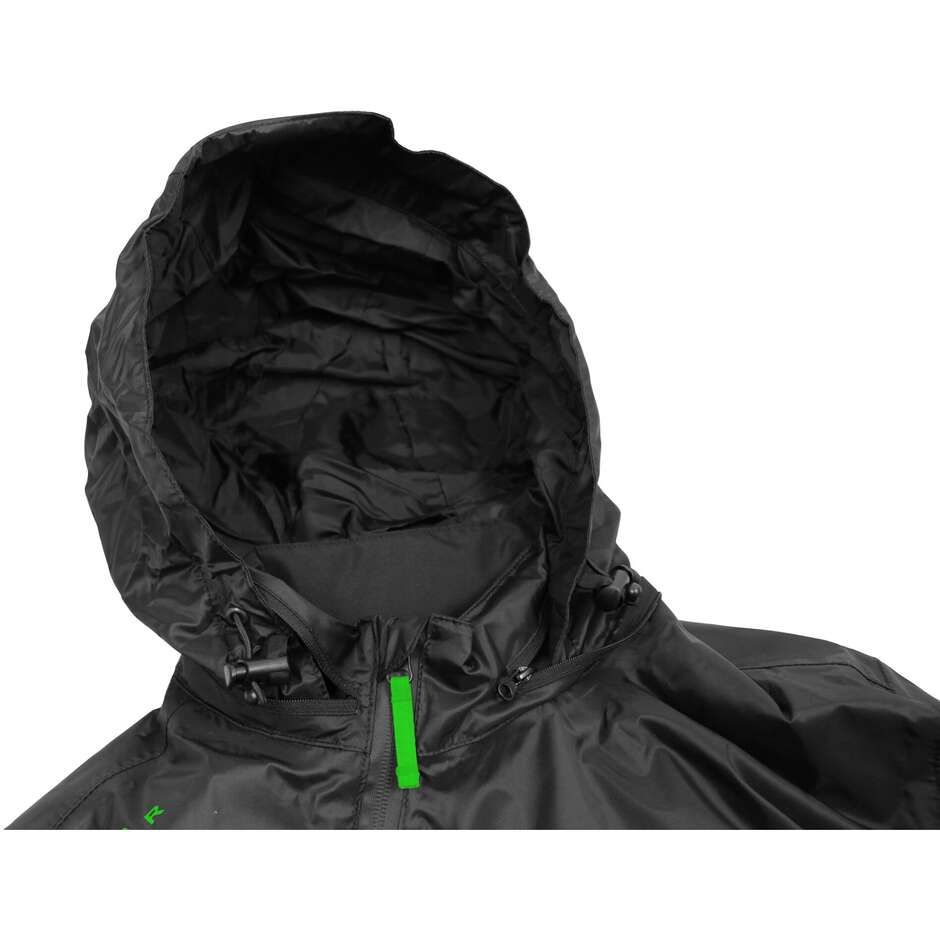 Ufo PAKHAR winddichte Regenjacke Schwarz
