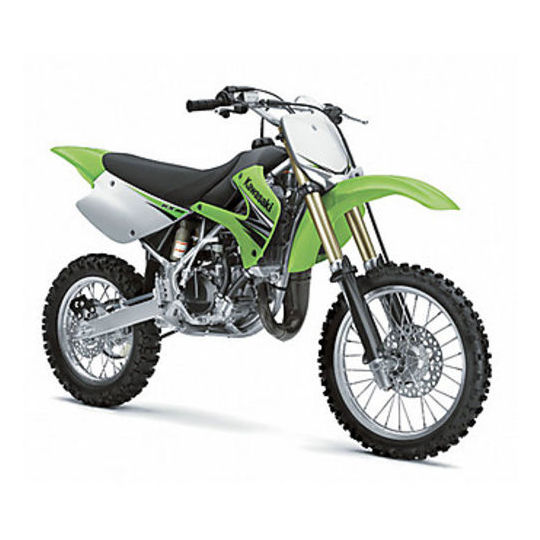 UFO plastic kits motorcycle Kawasaki KX 85cc 2013 Black Restiled For ...