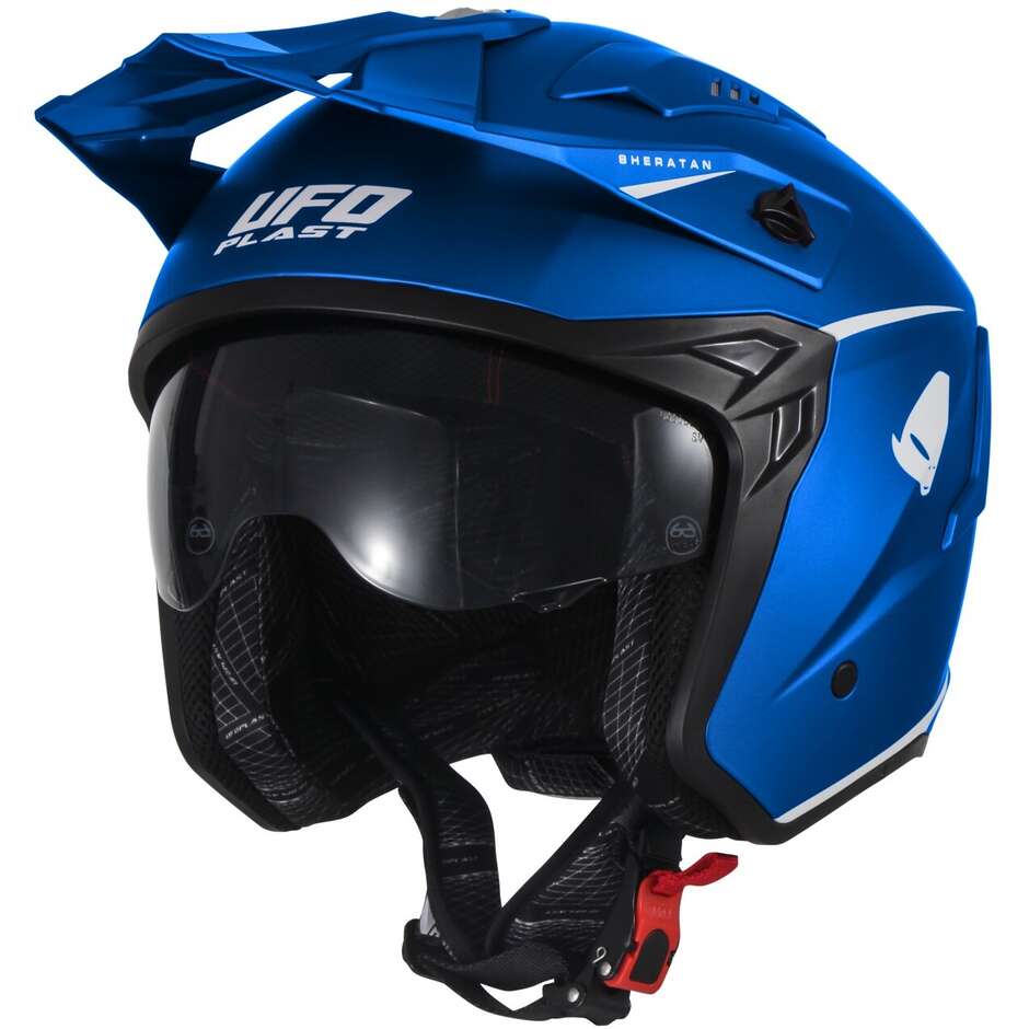 Ufo SHERATAN JET Blue Motorcycle Helmet