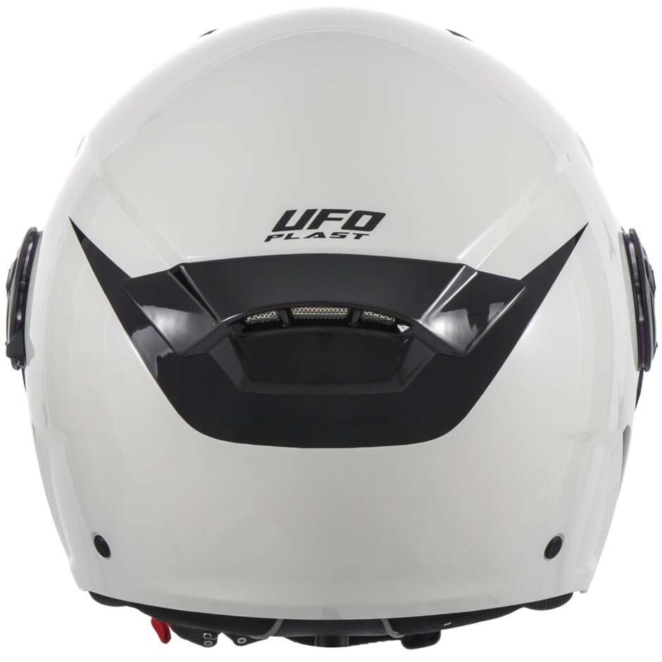 Ufo SPIRIT Weißer Urban Jet Motorradhelm