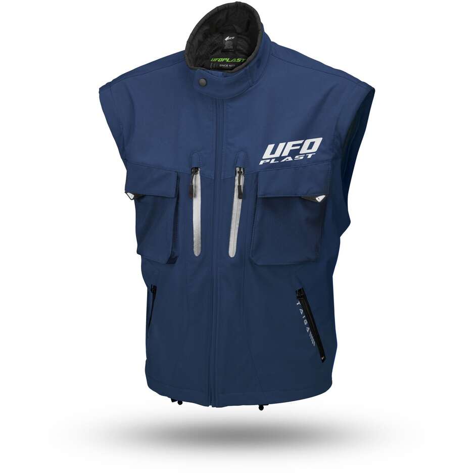 Ufo TAIGA Blue Enduro Motorcycle Jacket - Protections Included