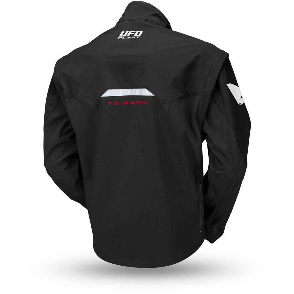 Ufo TAIGA Enduro Motorcycle Jacket Black - Protections Included