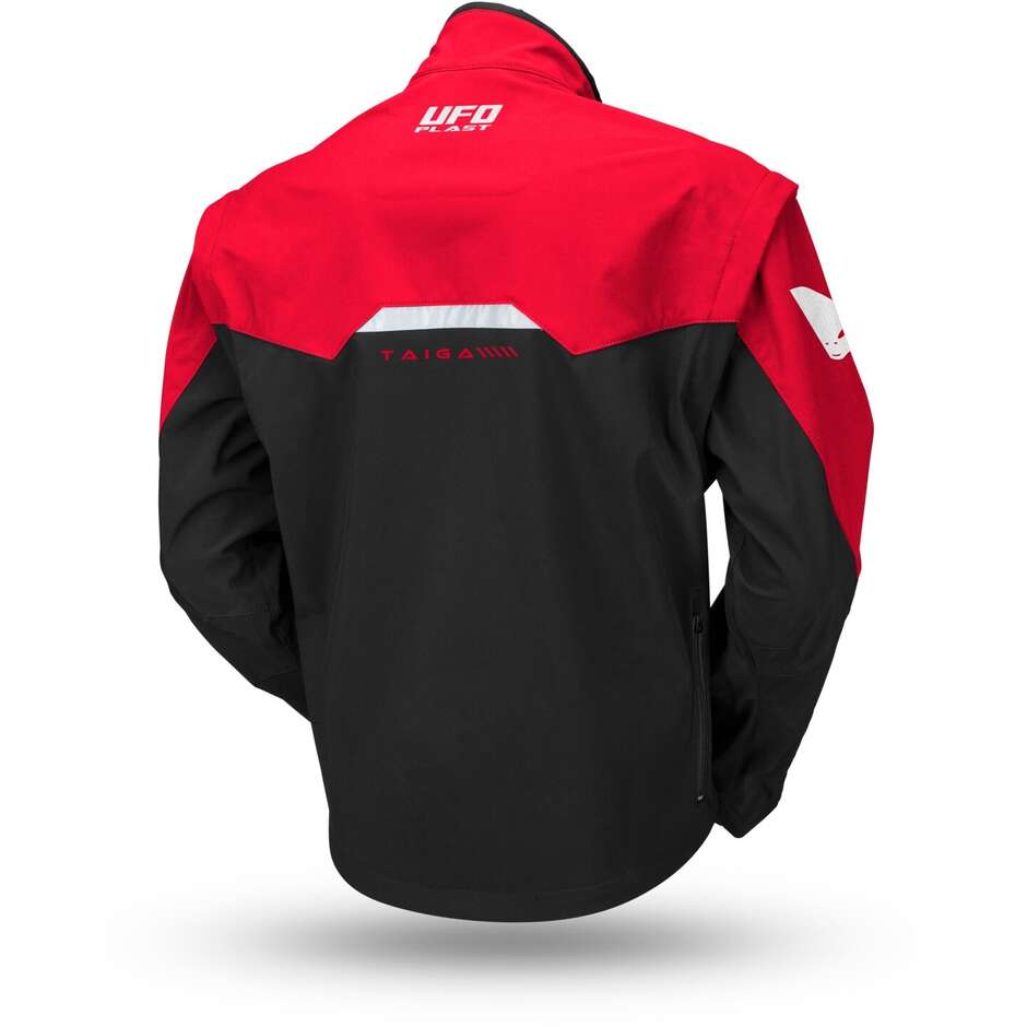 Ufo TAIGA Red Enduro Motorcycle Jacket - Protections Included