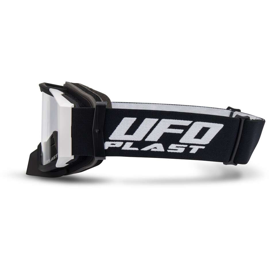 Ufo WISE Schwarz-weiße Moto-Cross-Maske