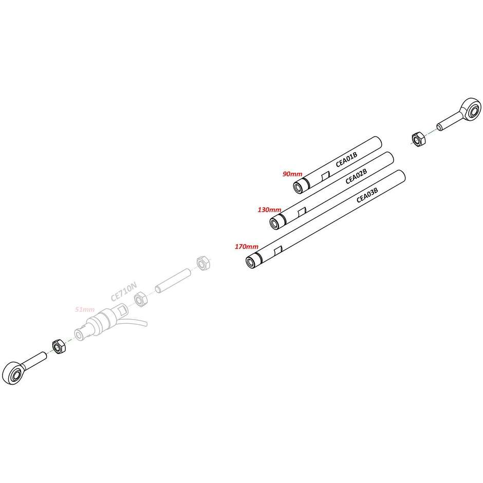 Universal Electronic Gearbox CE710 CNC Racing Natural