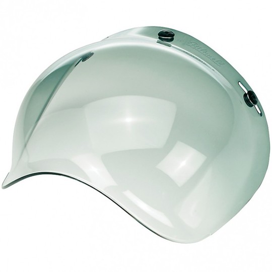 Universal Universal Bubble Visor for Helmets 3 Buttons Transparent