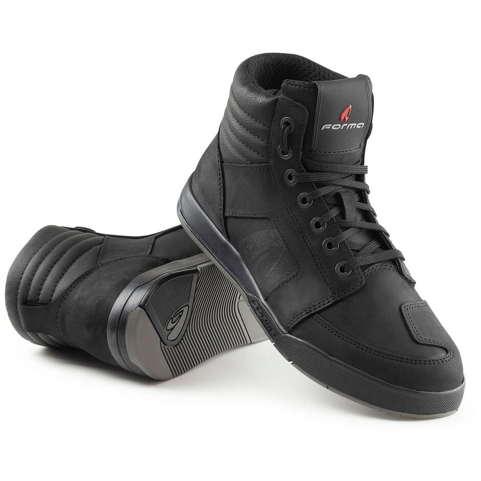 Urban Forma GROUND Dry Schwarze Motorrad-Sneakers