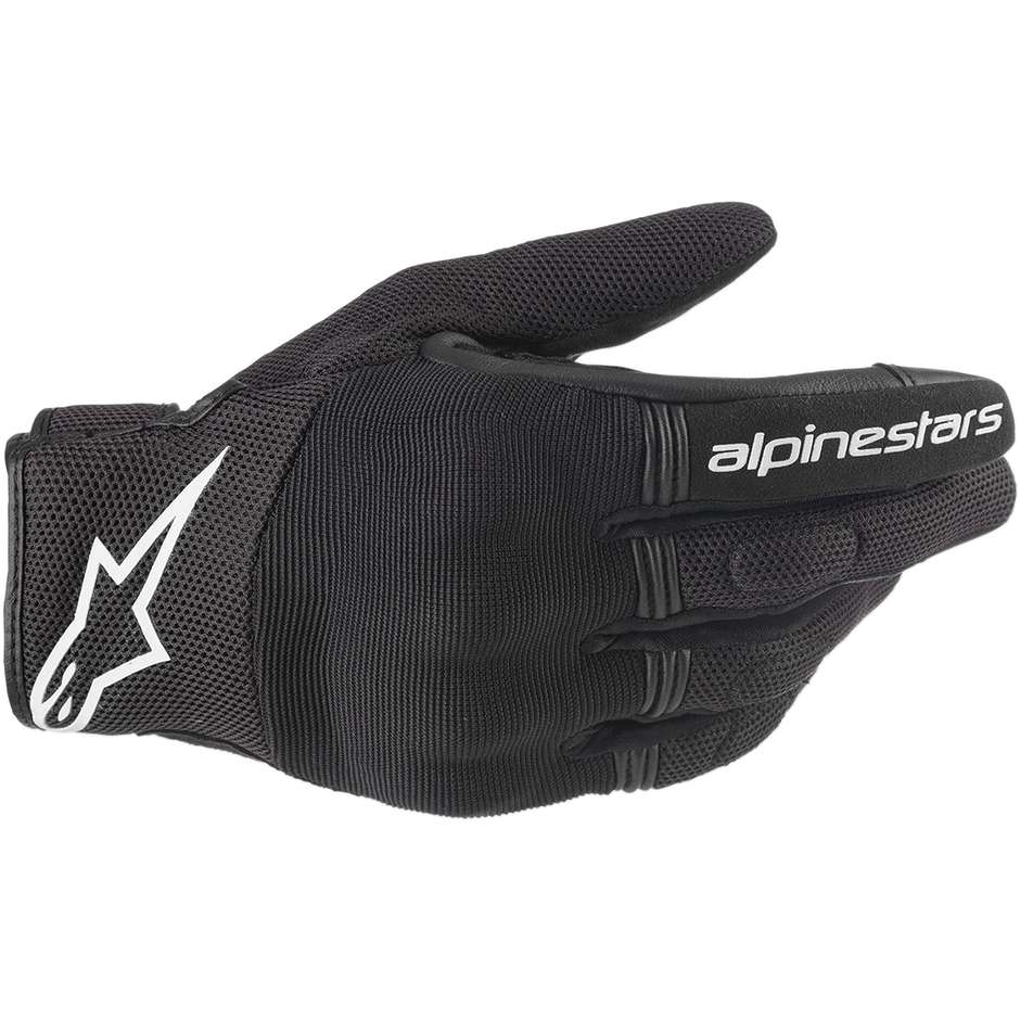 Urban Motorcycle Gloves In Alpinestars COPPER Fabric Black White
