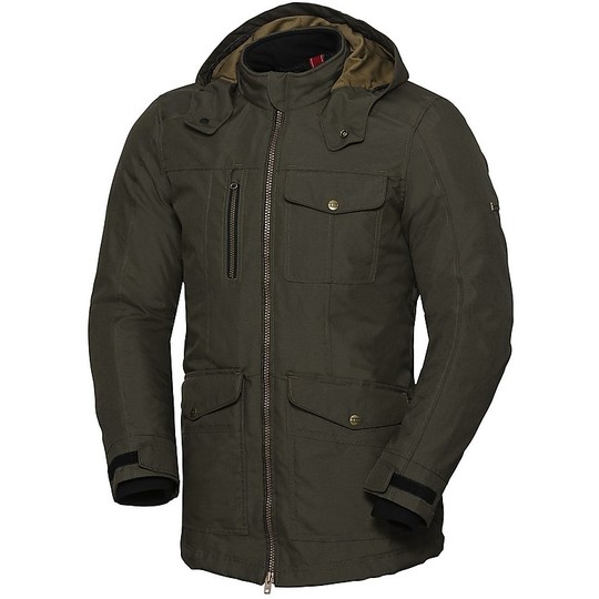Urban Motorcycle Jacket in Ixs CLASSIC URBAN Fabric Green Olive
