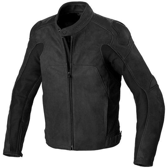 Urban Spidi EVOTOURER Leather Motorcycle Jacket Black