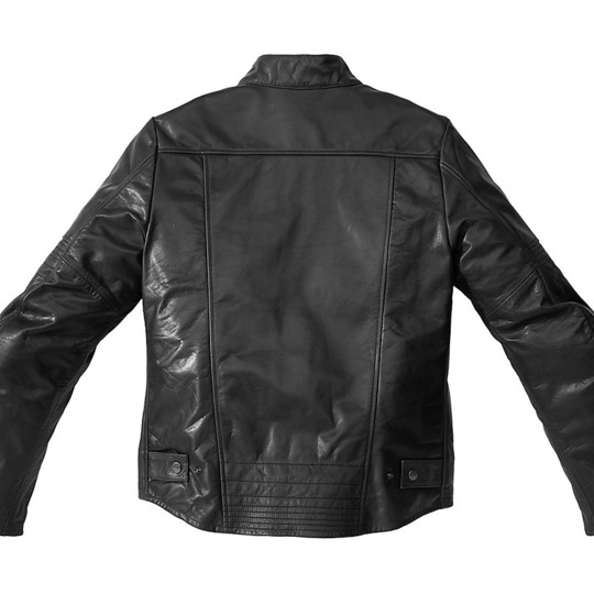 Urban Spidi GARAGE Black Leather Motorcycle Jacket