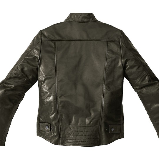 Urban Spidi GARAGE Titanium Leather Motorcycle Jacket