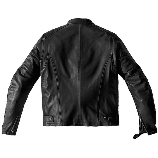 Urban Spidi METAL Black Leather Motorcycle Jacket